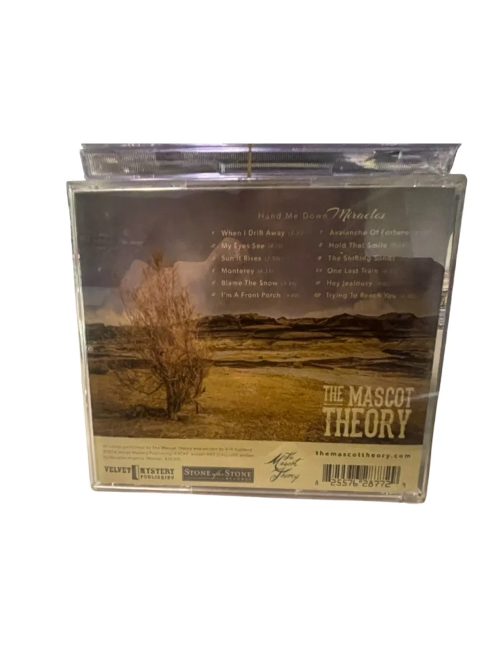 Autographed signed The Mascot Theory Hand Me Down Miracles CD - Picture 2 of 2